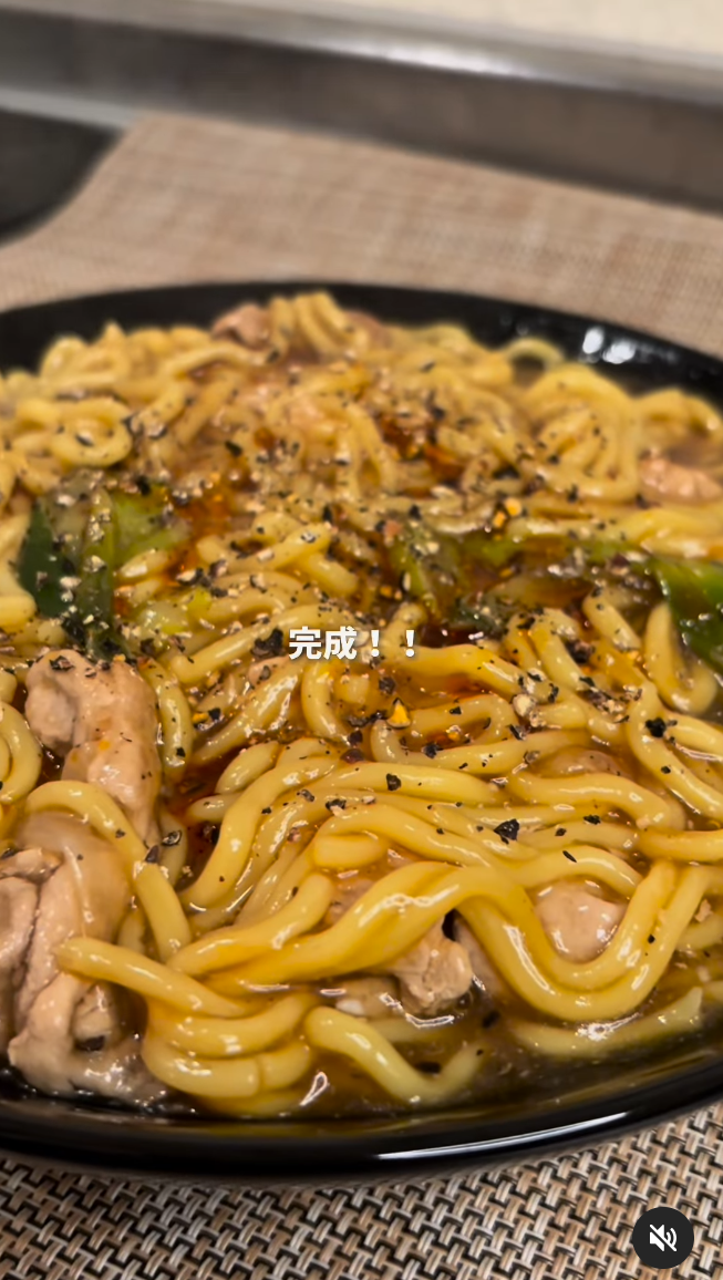 餡かけ焼きそば